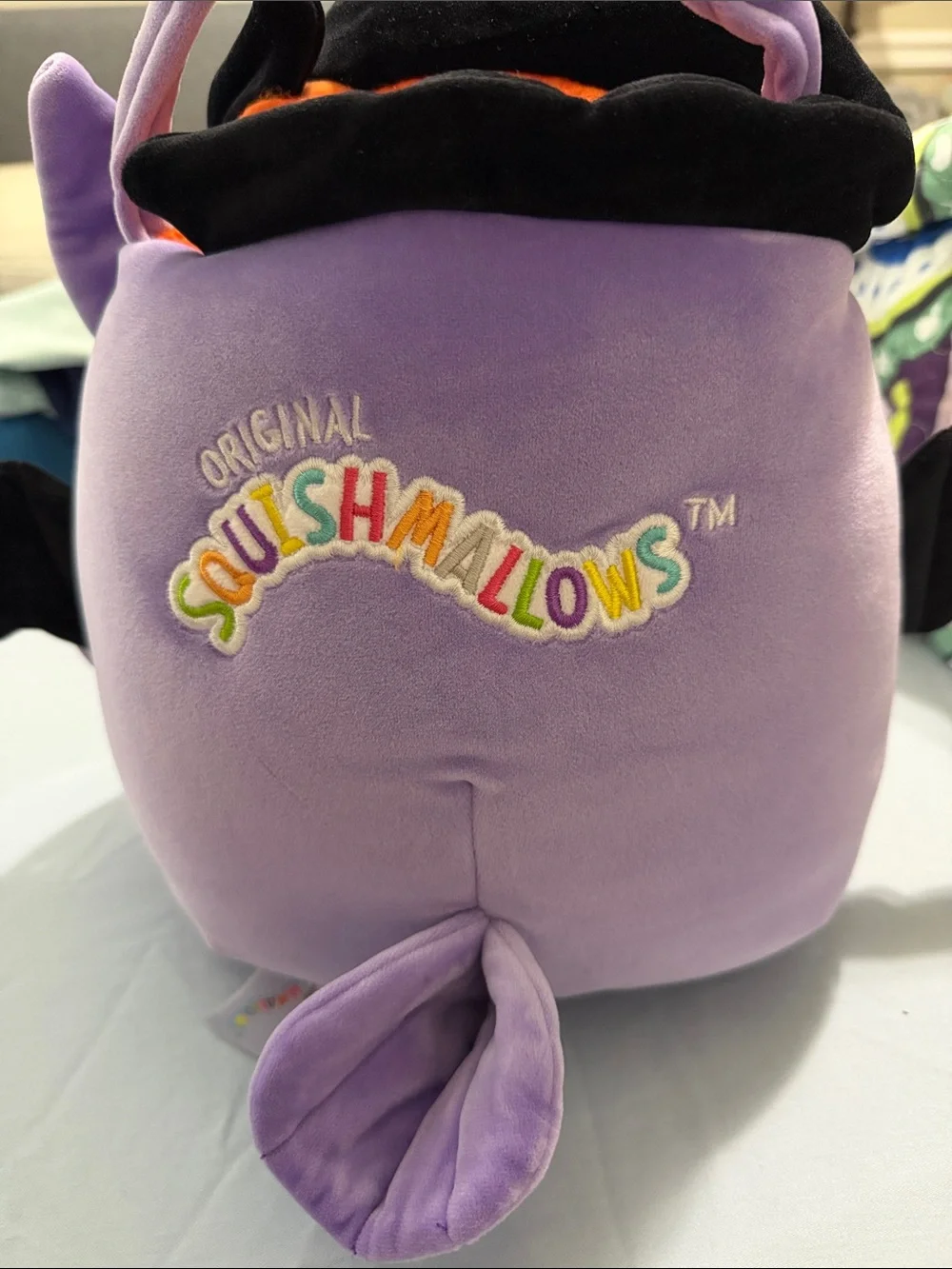 Squishmallows Purple and Cream Owl Plush 